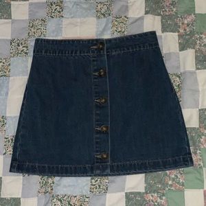 Women’s Forever 21 Denim Button Up Skirt